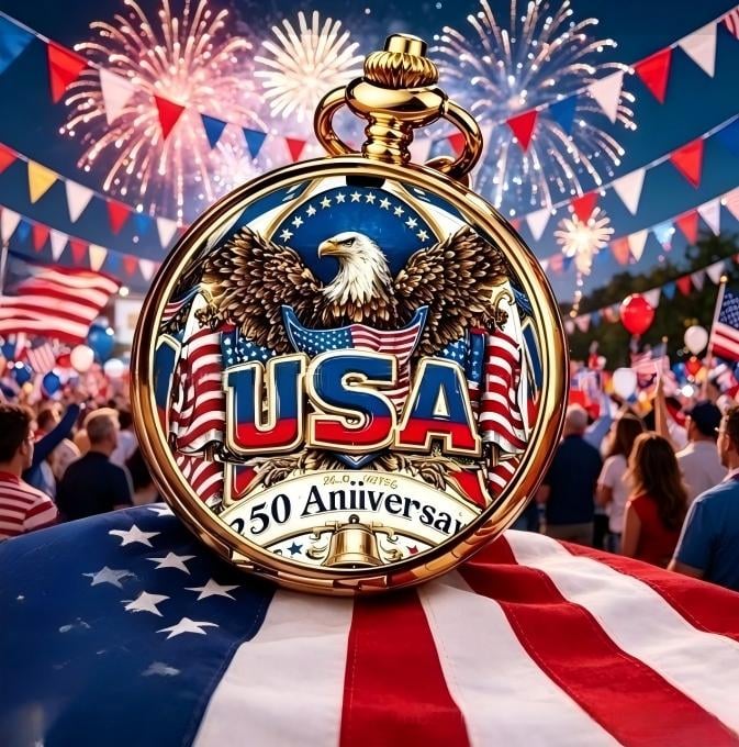 ⏳ ONLY 72 HOURS LEFT: USA 250TH POCKET WATCH — ⏳
