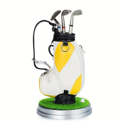 ⛳Bring the Fairway to Your Desk — Golf Pen Holder + 3-Pen Set