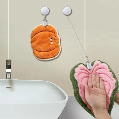 Retractable Towel Holder Clips