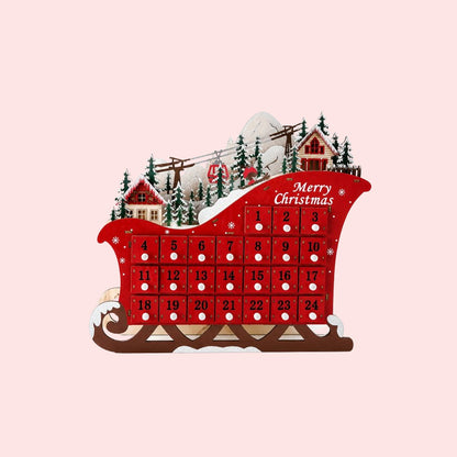 🎄 24-Week & 24-Day Christmas Countdown Surprise Sled 🎁