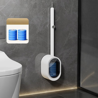 Disposable Toilet Brush System with 32 Refills