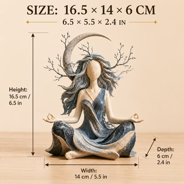🧘Serenity Growth | Inner Harmony Sculptural Figurine 🌙