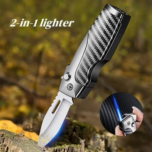 🔥LAST DAY 50% OFF - 2-in-1 Tactical Folding Knife & Lighter
