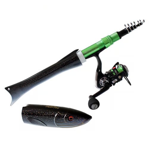 Stealth Pocket Rod: Laser-Coated Telescopic Mini Fishing System
