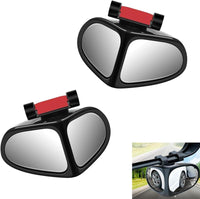 Black Right+Left Blind Spot Mirror(2 PCS)
