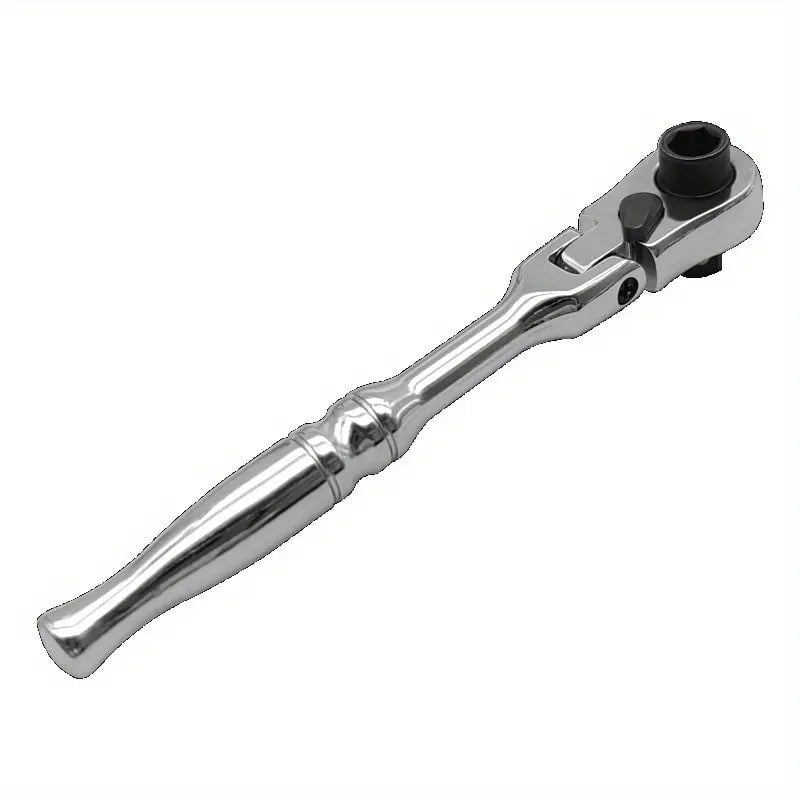 🔧 1/4' Flexible Head Ratchet Wrench | 72‑Tooth Compact Socket Spanner for Tight‑Space Repairs