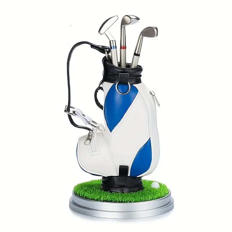 ⛳Bring the Fairway to Your Desk — Golf Pen Holder + 3-Pen Set