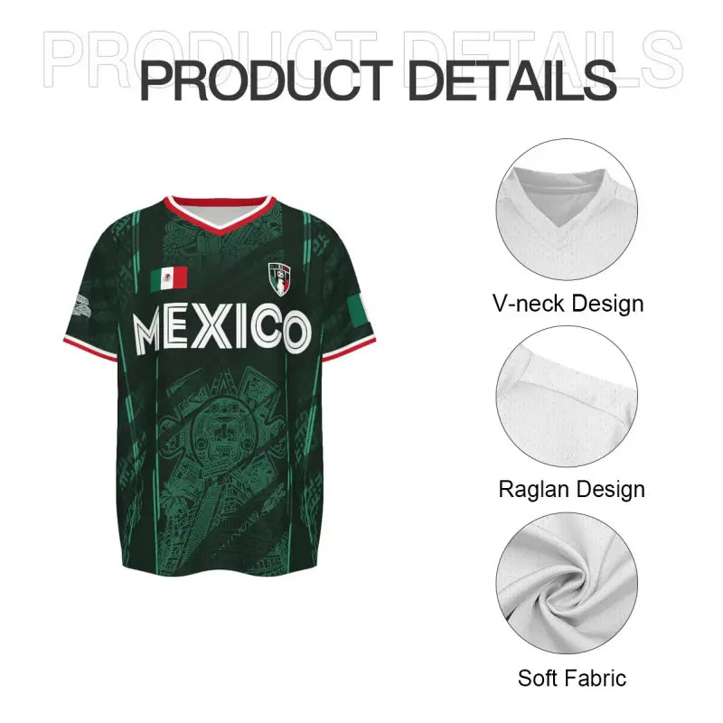 Mexico Soccer Jersey All Over Print Classic Throwback