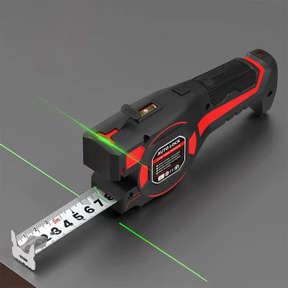 ⏰2-in-1 Tape Measure with Laser Guide