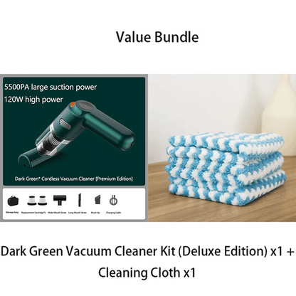 High-Power Cordless Vacuum Cleaner Kit for Car