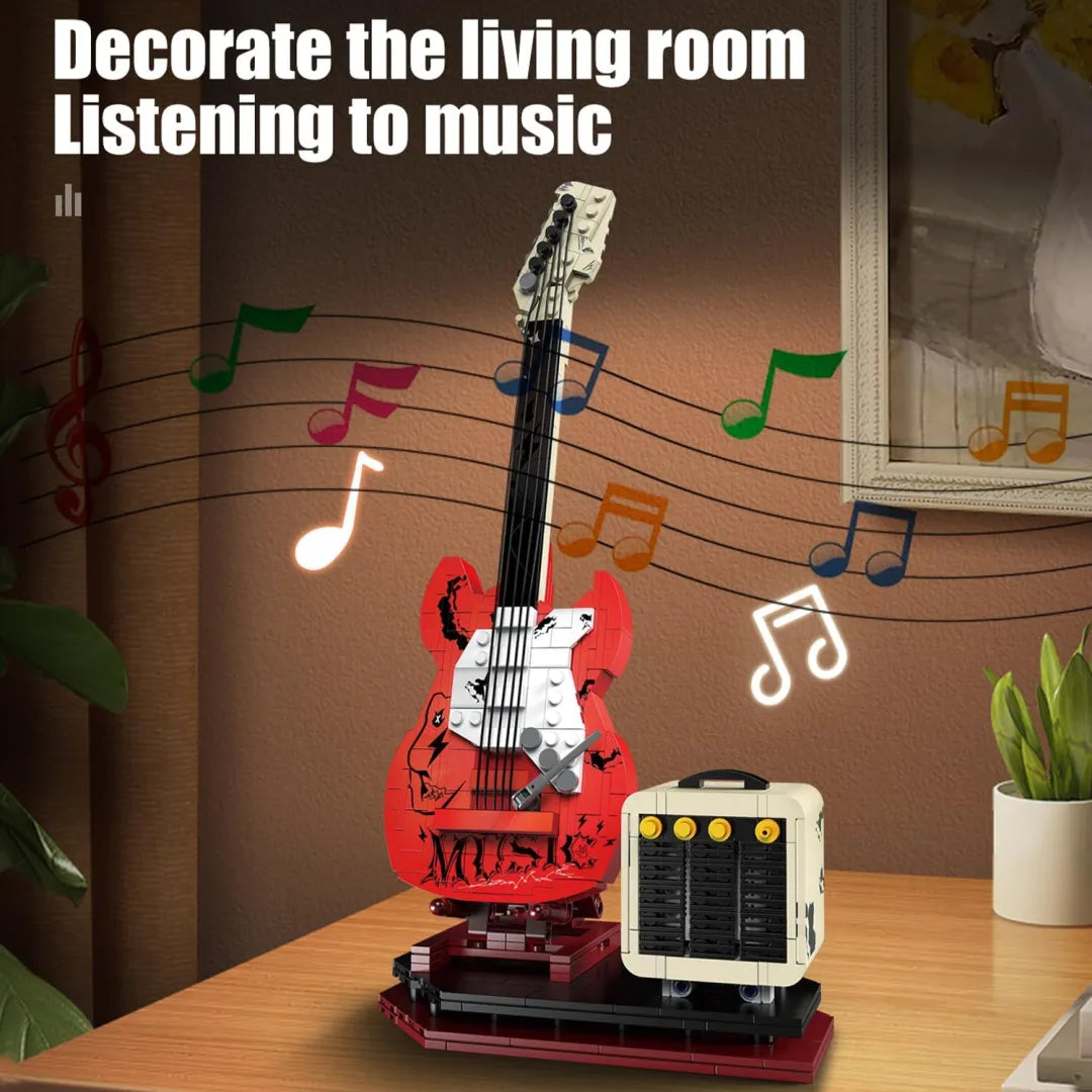 🎶Guitar Music Interactive Building Set