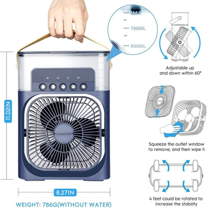 Five-Hole Spray Fan Desktop USB Electric Fan