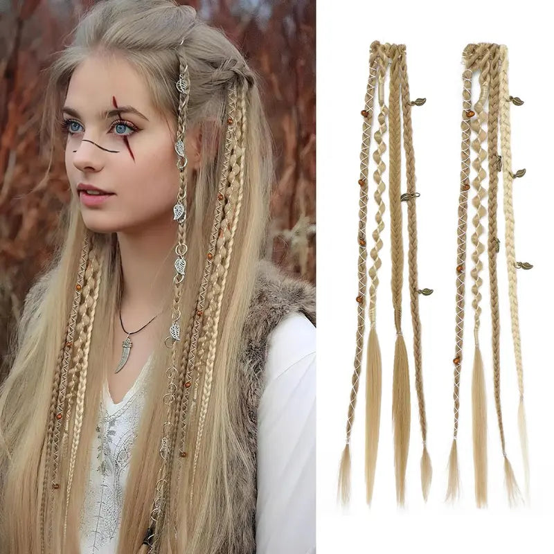 ✨ Festival Boho Braided Hair Extensions | 3 Ways to Style Your Dreadlock Hair