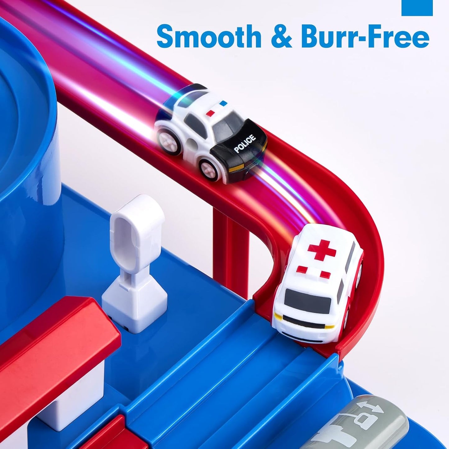 🏎️Race Track Adventure Toy -🚦Interactive Puzzle Track Playset with 3 Cars🚗