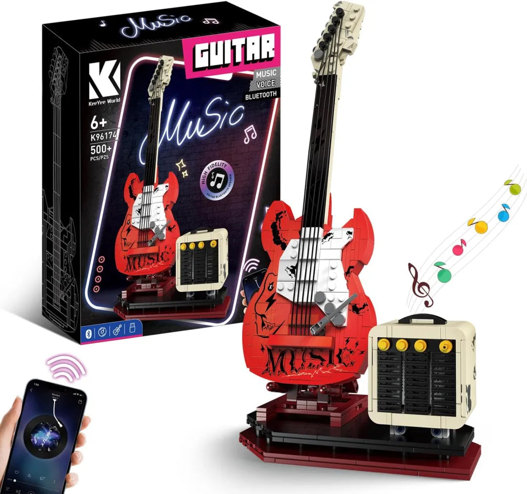 🎶Guitar Music Interactive Building Set
