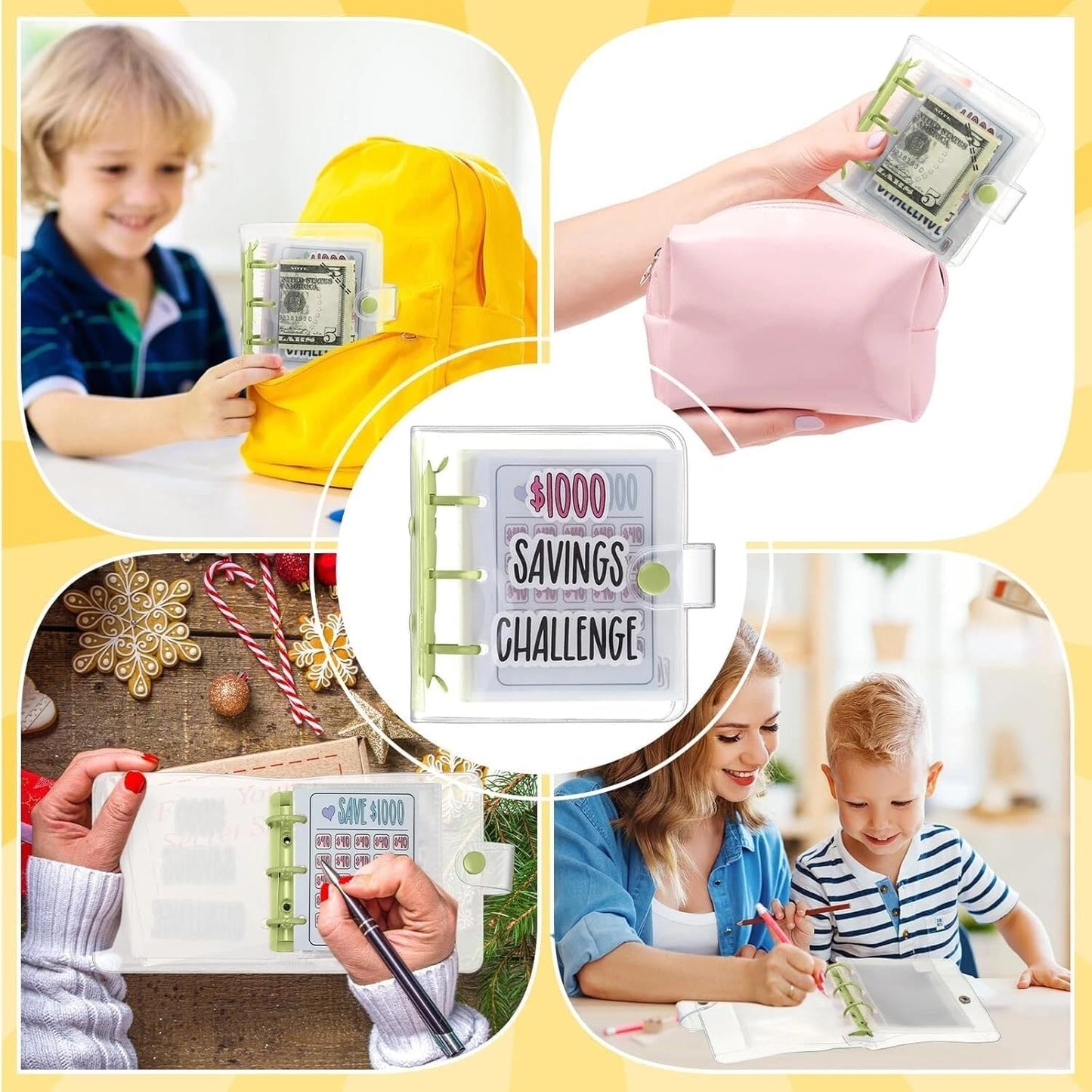💰 Visual Savings Tracker | Achieve Your $1000 Saving Goal Easily ✅