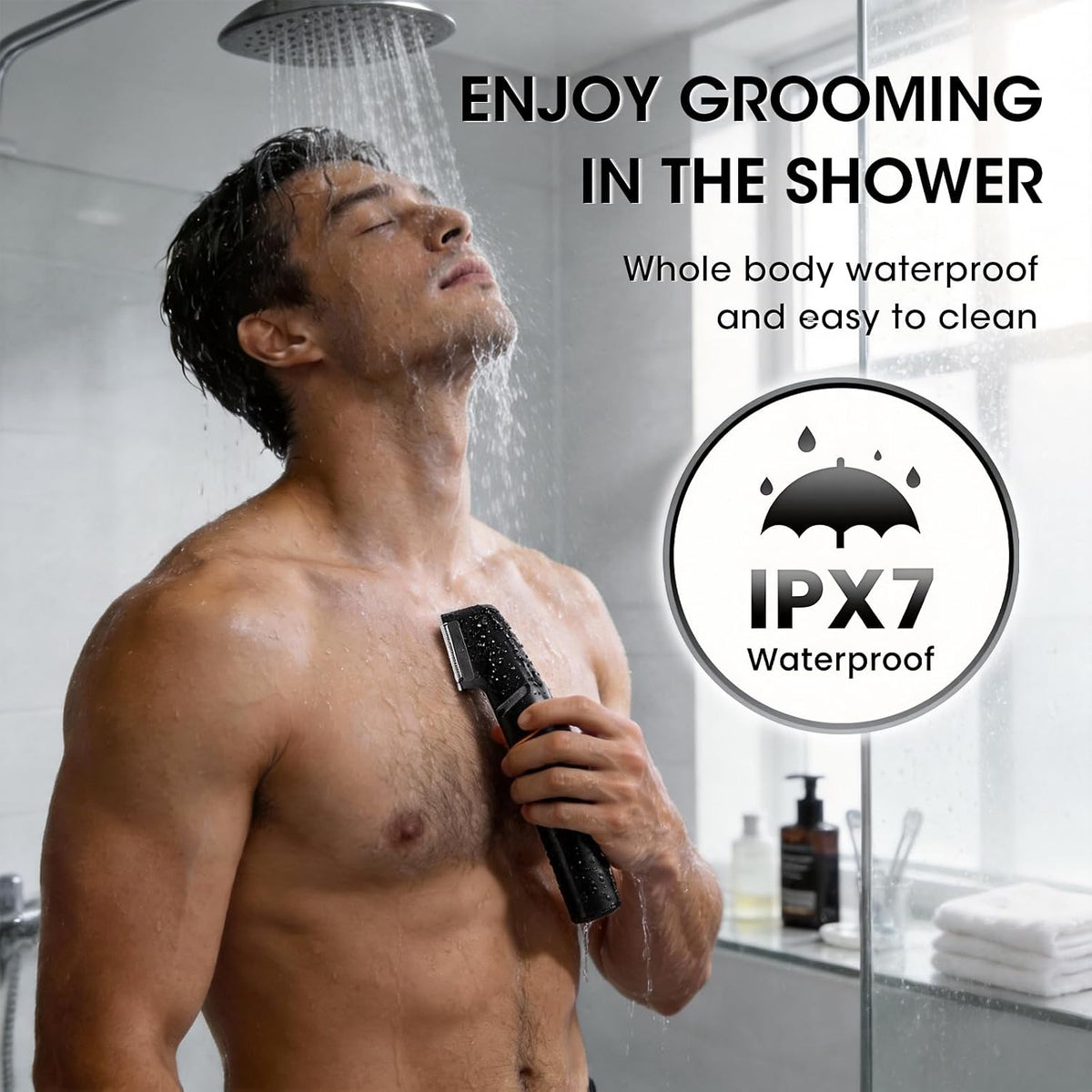 🪒Body Hair Trimmer - 5-in-1 Mens Electric Grooming Kit