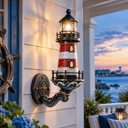 🔥😍🌊 Vintage Coastal Lighthouse Wall Light