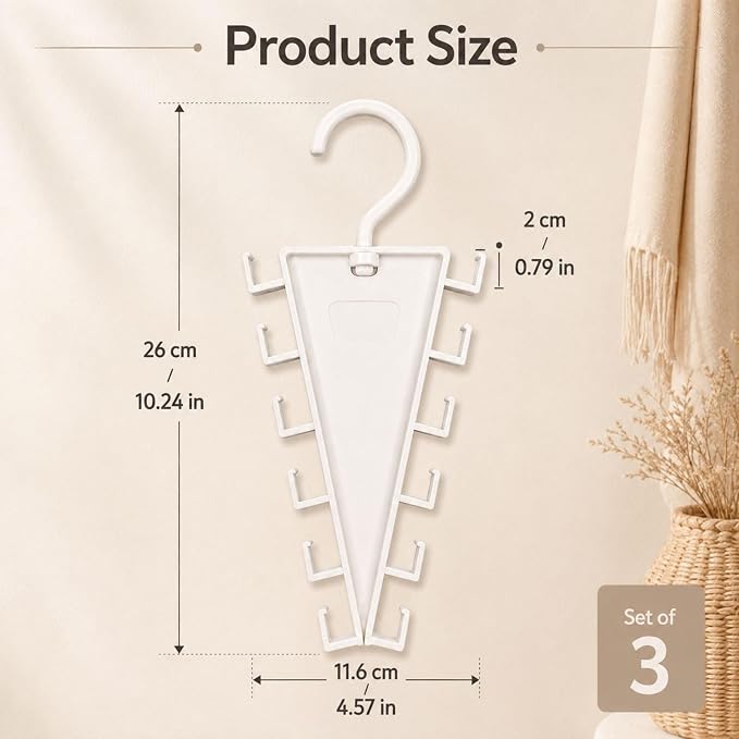 🥳2026 HOT SALE🥳Multi-Functional V-Shaped Double Sided Hanger Storage Rack