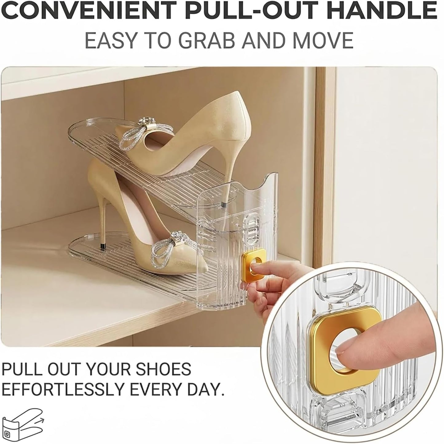 🔥Limited Time 50% Off✨2 Pack Shoe Organizer for Closet
