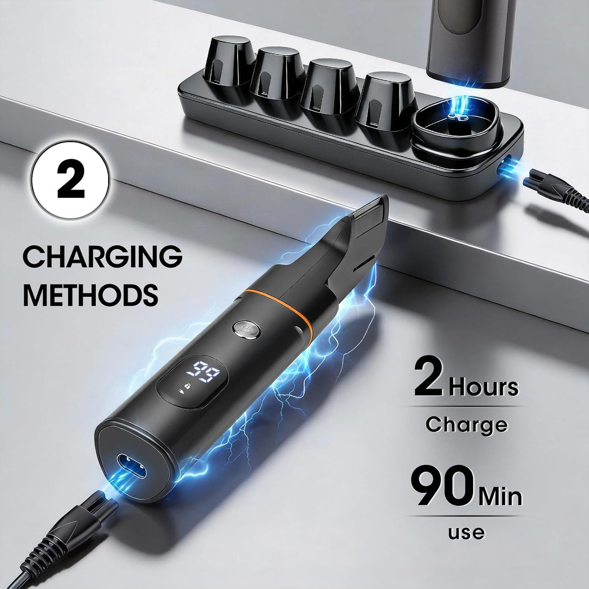 🪒Body Hair Trimmer - 5-in-1 Mens Electric Grooming Kit