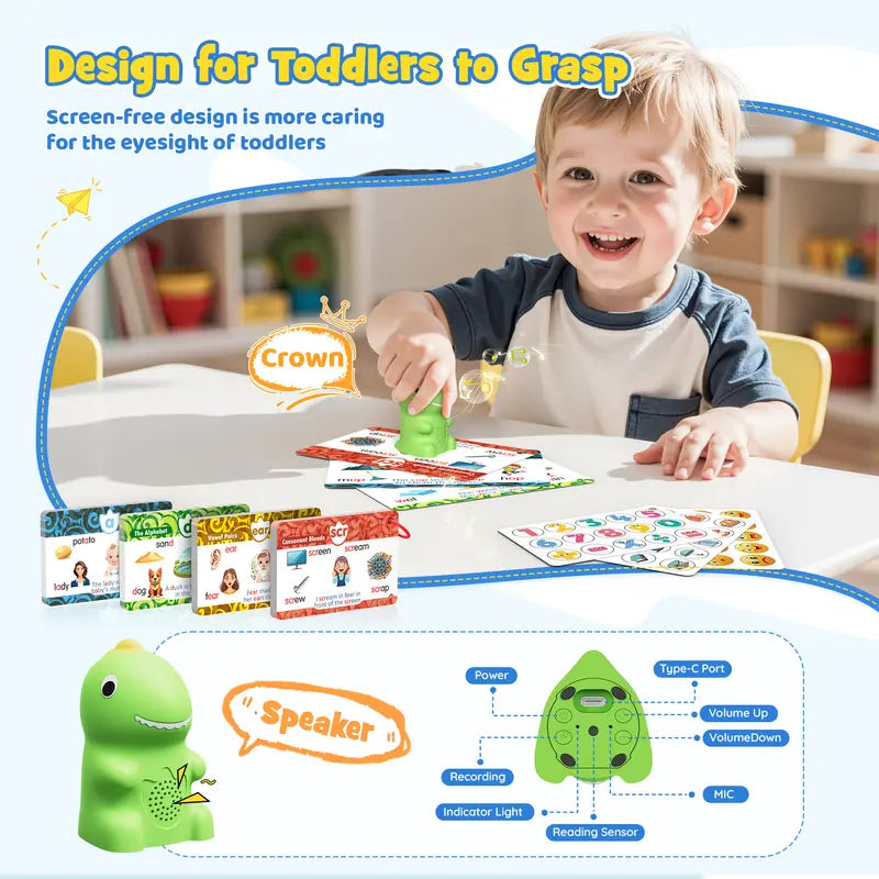 Dino Learning Card Point-Reader