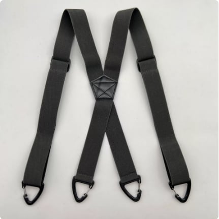 Men's X-Back Suspenders with Hook Clips