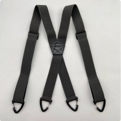 Men's X-Back Suspenders with Hook Clips