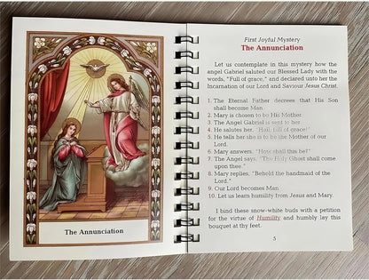 🔥 LAST DAY 50% OFF – 🙏 Pocket-Size Rosary Meditation Book | 15 Sacred Mysteries, Prayer Diagram, Complete Rosary Prayers & Lay-Flat 42-Page Guide ✝️