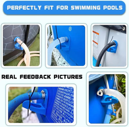 2Pcs Above Ground Pool Hose Holders (Prevent Pipe Sagging)