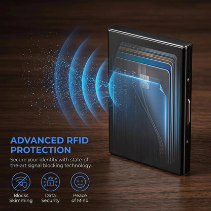 Hot Sale 🖤 RFID Blocking Metal Card Holder
