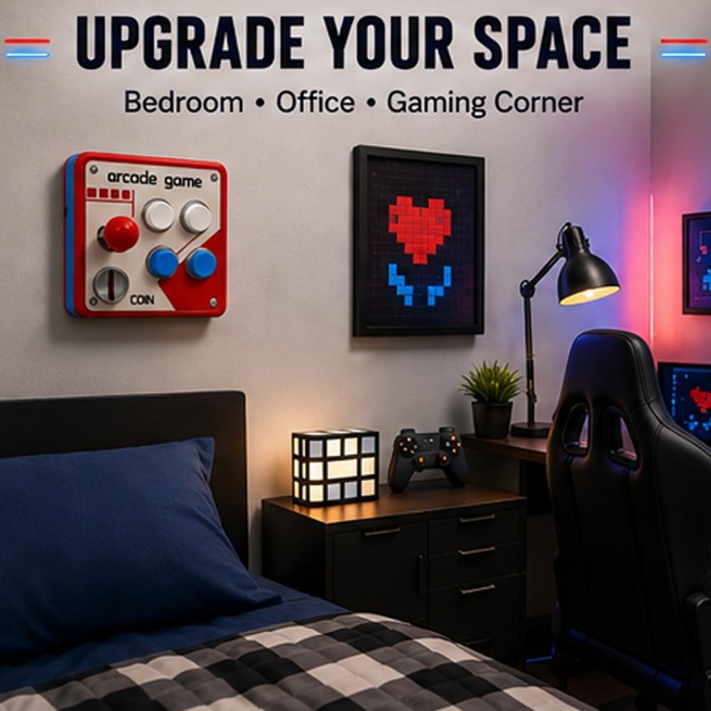 🎁Only $16.99 This Week🕹️ Retro Arcade Game Wall Switch Panel