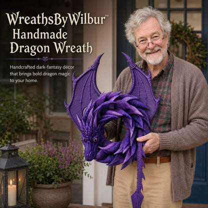 🔥Handmade Dragon Wreath