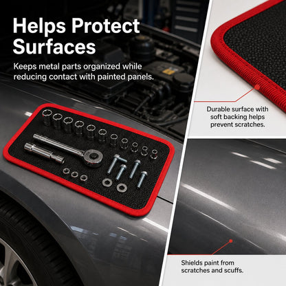 🧲 Magnetic Tool Mat Set – Non-Slip Pads for Auto Repair