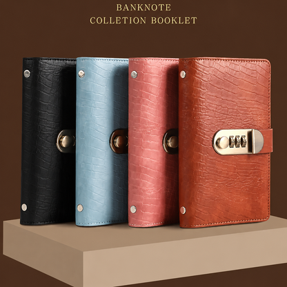 🔒100 Transparent Pocket Currency Collectors Album