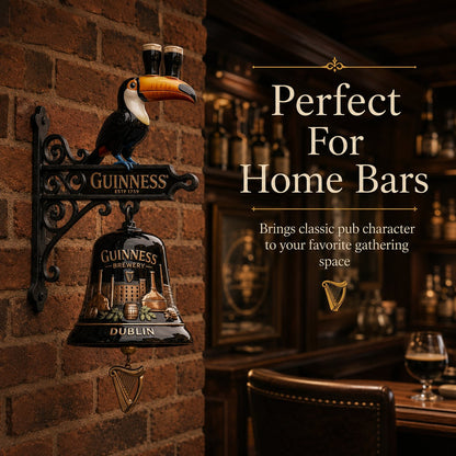 🍺Guinness Toucan Cast Iron Door Bell