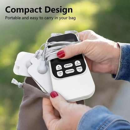 💪Rechargeable Muscle Stimulator Massager, 10 Modes 30 Intensity Levels TENS Unit with 10 Pads, Dual Channel Portable Pain Relief Device for Neck Body Recovery