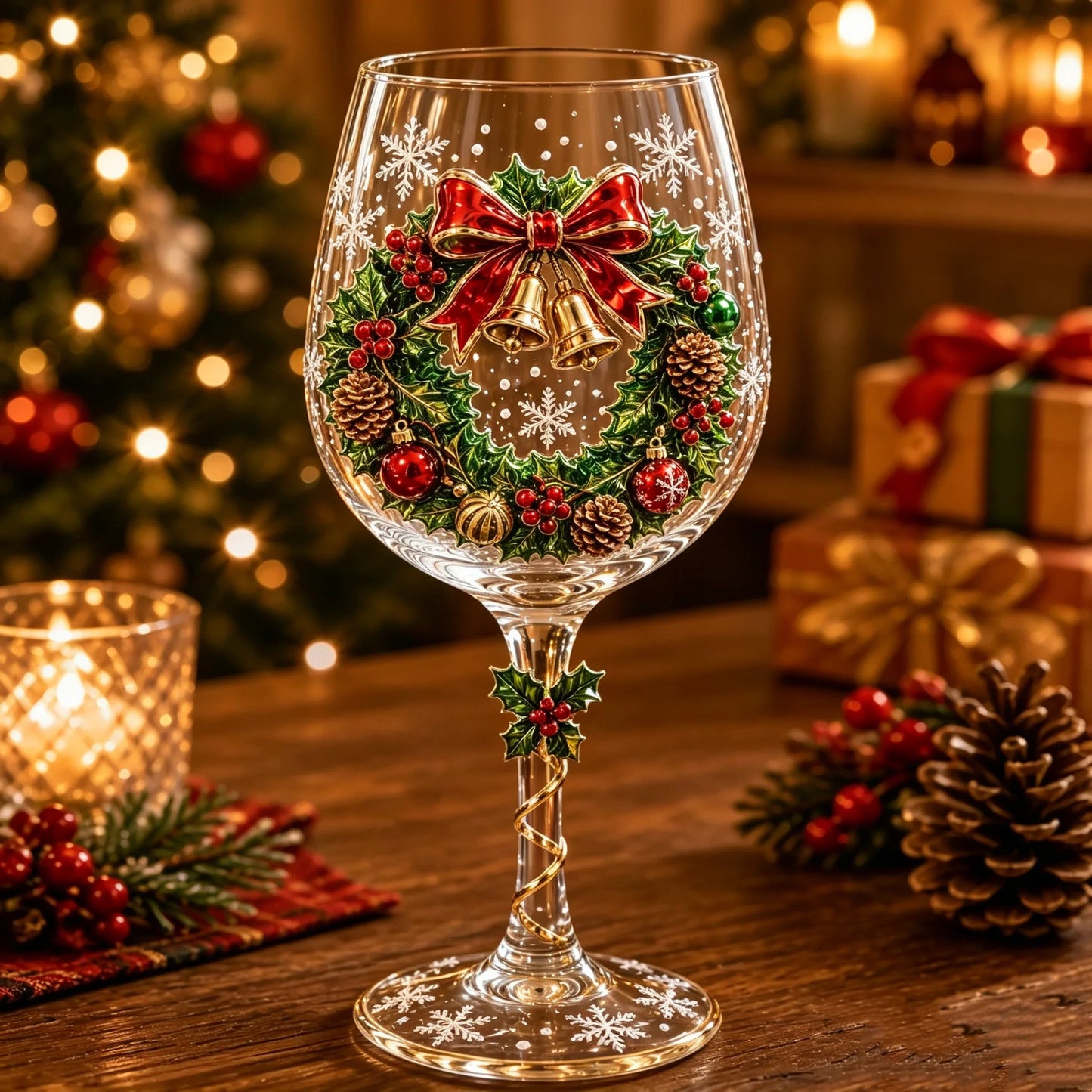 🎄🥂Christmas Wine Glass Collection Gift Box Set✨-Buy Two Get Free Shipping