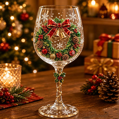 🎄🥂Christmas Wine Glass Collection Gift Box Set✨-Buy Two Get Free Shipping