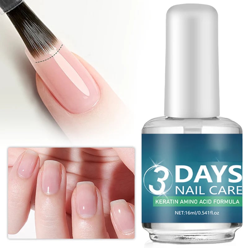 💝LAST DAY 49% OFF💝3 Days Nail Care - Keratin Amino Acid Formula, Suitable for Soft and Fragile Nails