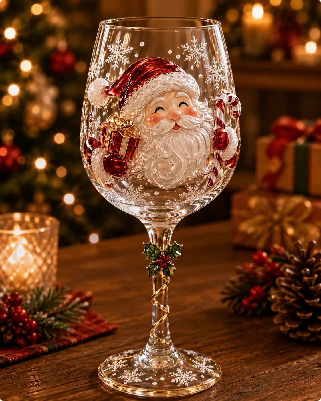 🎄🥂Christmas Wine Glass Collection Gift Box Set✨-Buy Two Get Free Shipping