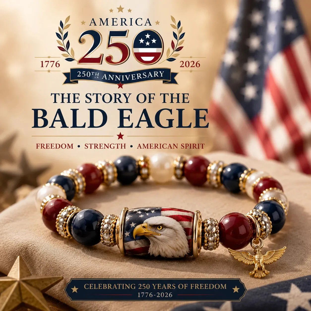 🔥 50% OFF - 🇺🇸 Celebrate Freedom & Honor 💎 | USA 250th Anniversary Limited Edition Collection ✨