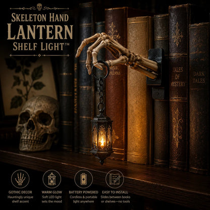 💀Skeleton Hand Lantern Shelf Light™