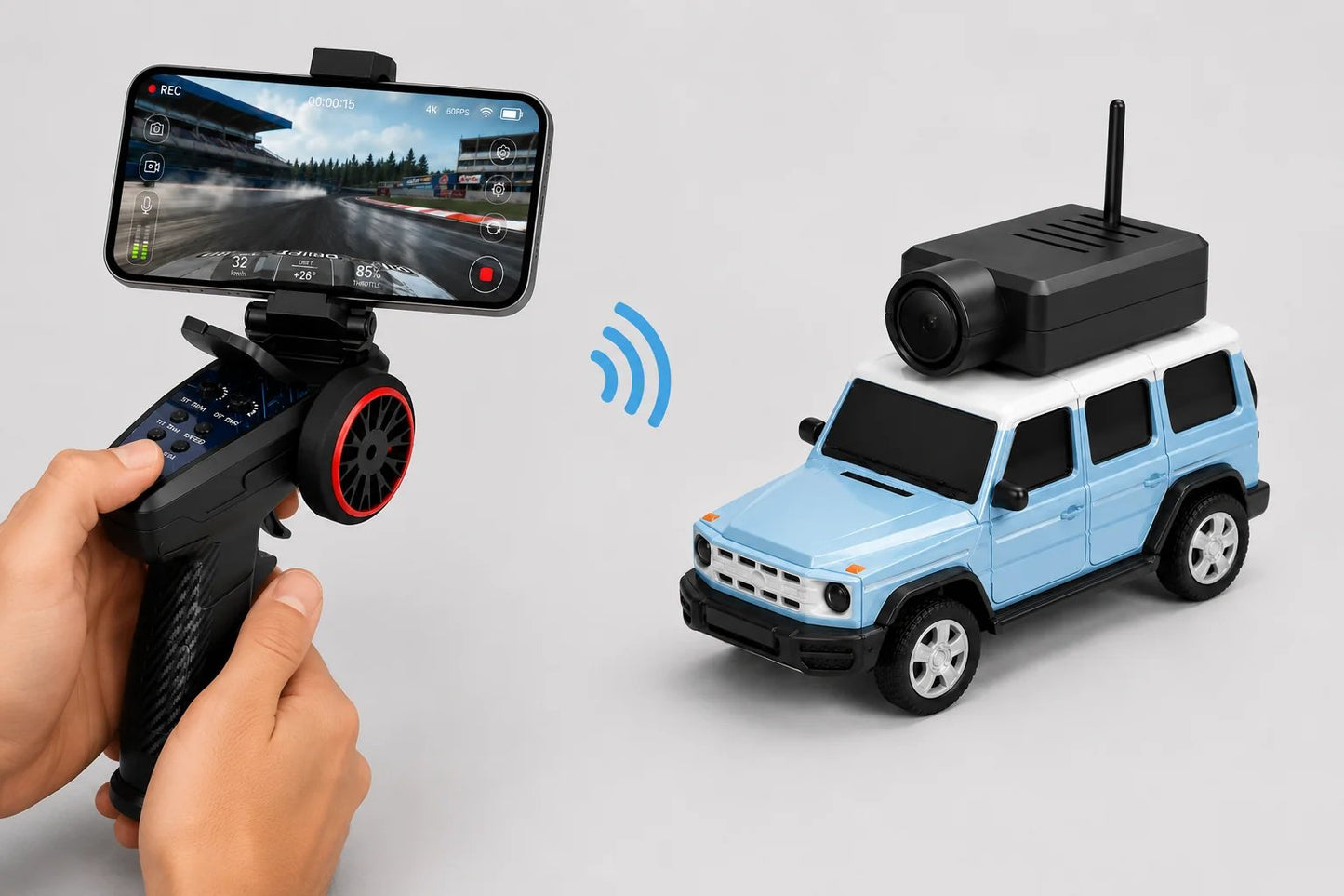 Mini HD FPV Micro Desktop Racing RC Car
