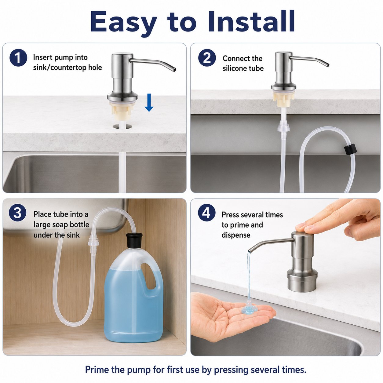 🔥Last Day 50% OFF - 🫧Kitchen Sink Soap Dispensers✨