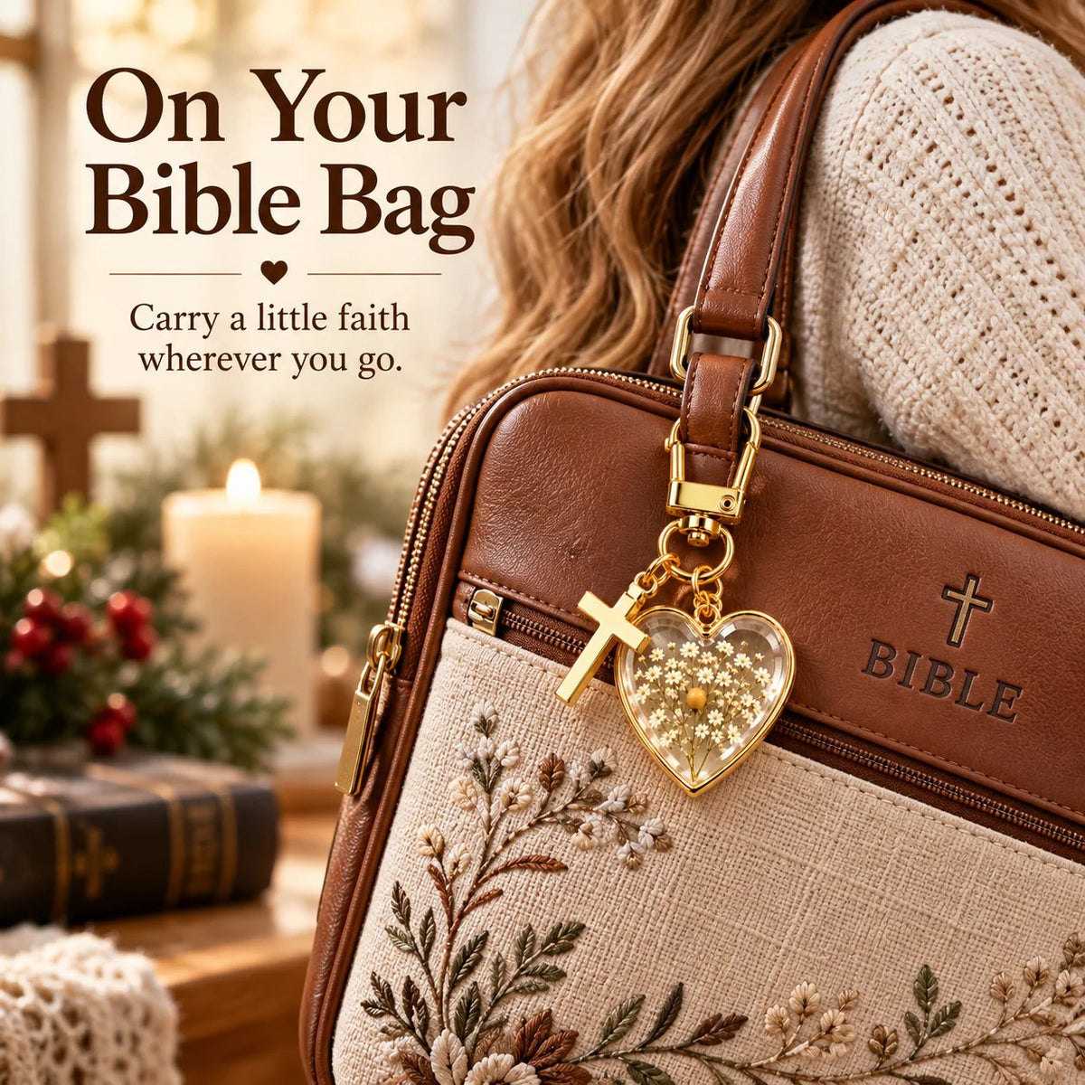 ⏳ Last Day 50% OFF –✝️ Mustard Seed Faith Keychain — Keep Believing