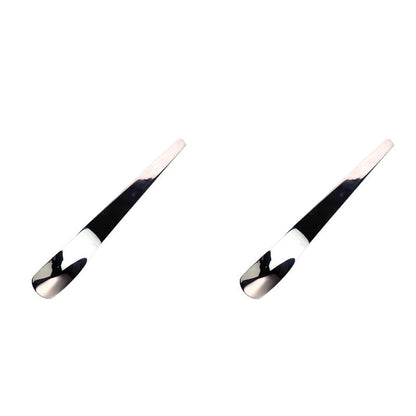 316L Stainless Steel Dessert Spade Spoon, Mirror Polished Thick Multi‑Purpose