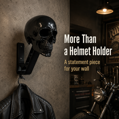 🔥Black Knight Skull Helmet Stand