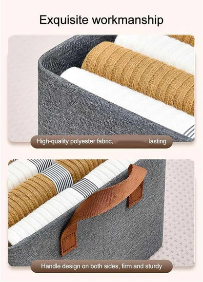 Multi-functional Folding Wardrobe, Closet Clothes Organizer Storage Box Steel Frame with Handle