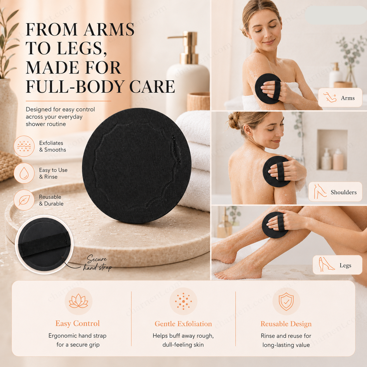 🥳2026 HOT SALE🌸2-Pack Scrub Bath Pads – Gently exfoliate, unclog pores, reveal brighter skin. Durable rubber, easy to rinse. A little scrub goes a long way! ✨🛀